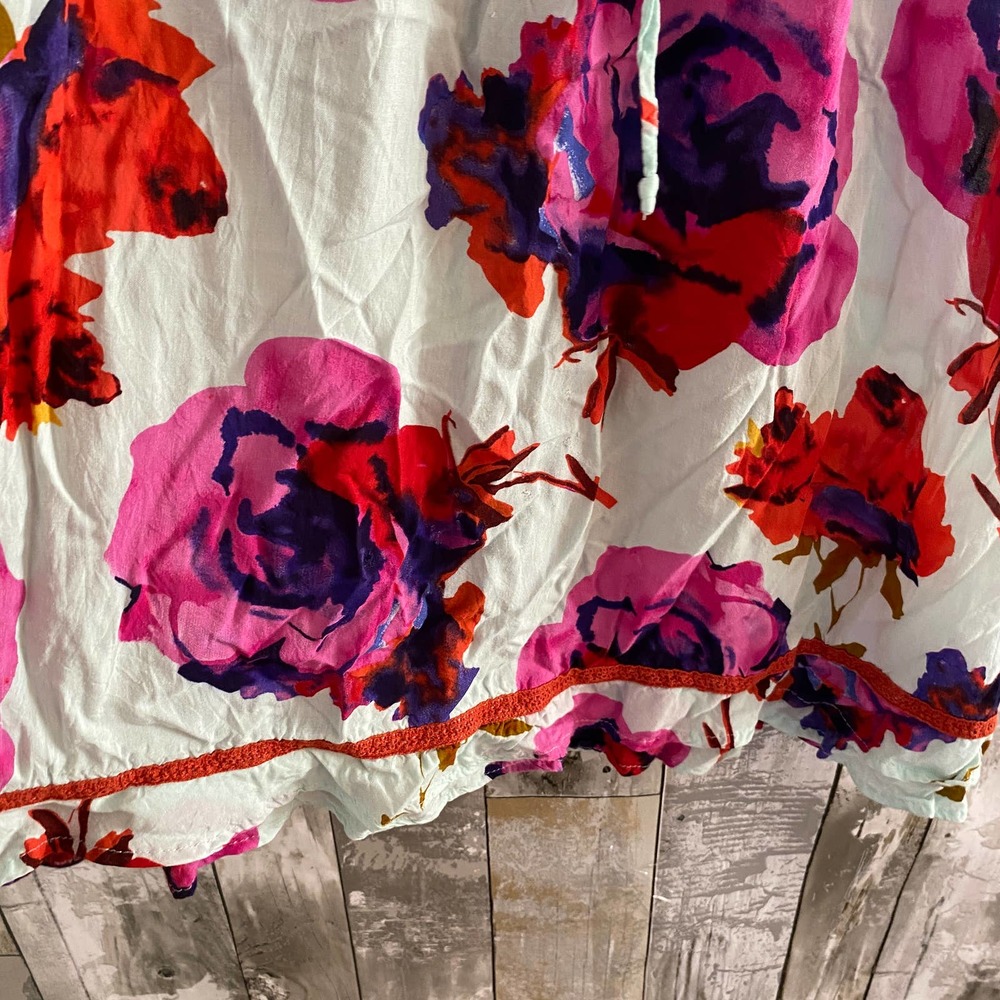 E By eloise floral short sleeve blouse M - Picture 3 of 6